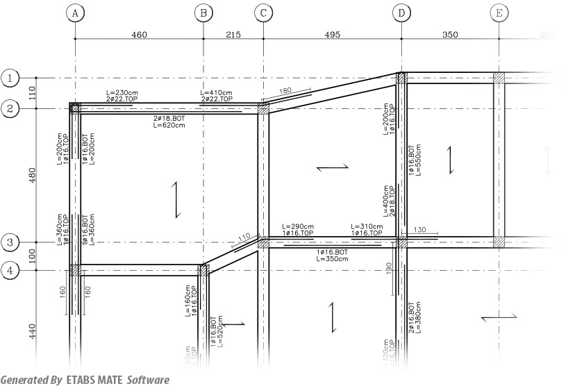 ETABS MATE - Beam Drawings Sample